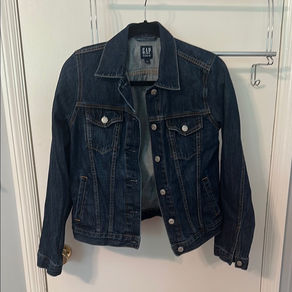 GAP Women's Denim Jacket - Classic Blue
